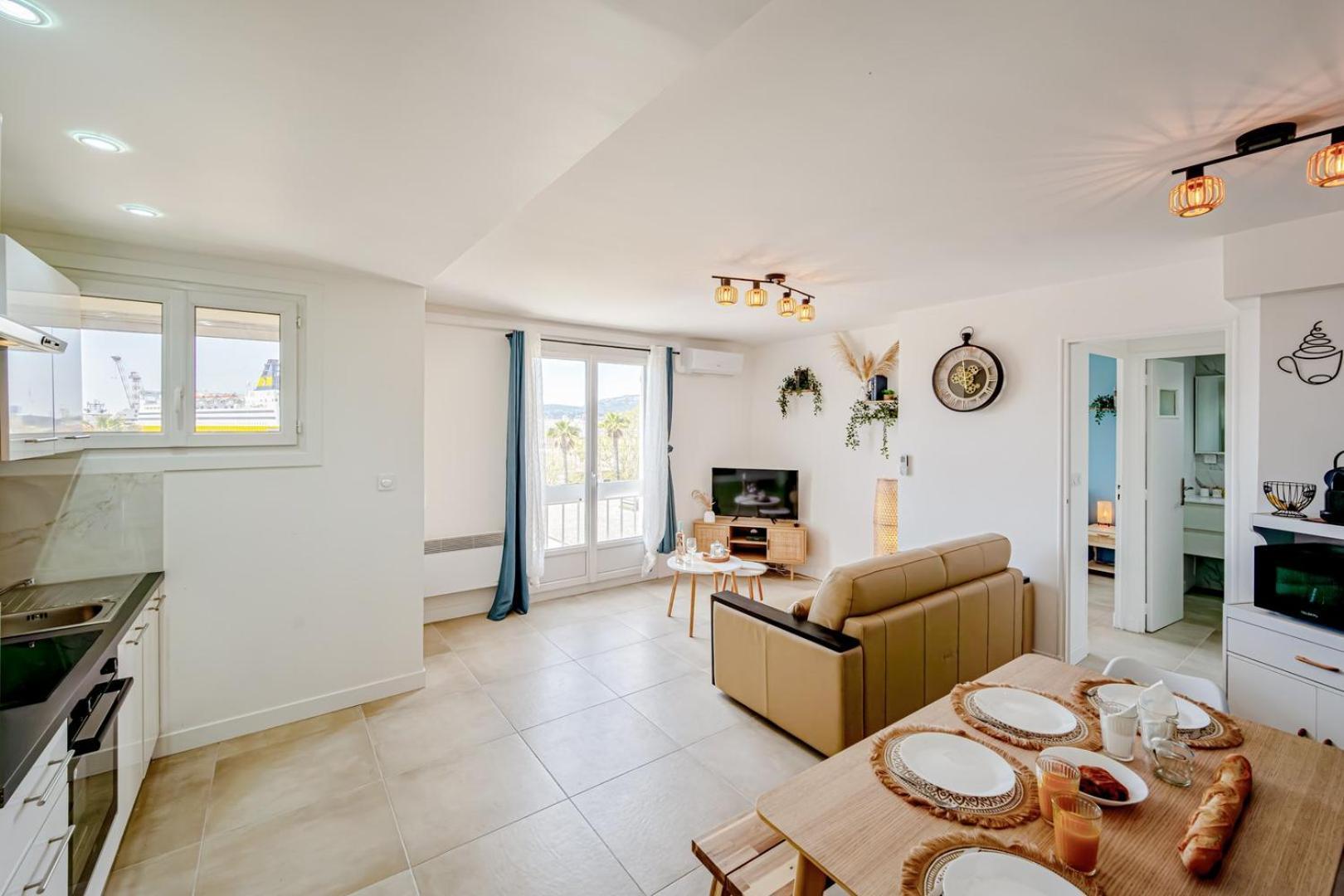 Air-Conditioned Apartment - Sea View Port Toulon Eksteriør bilde