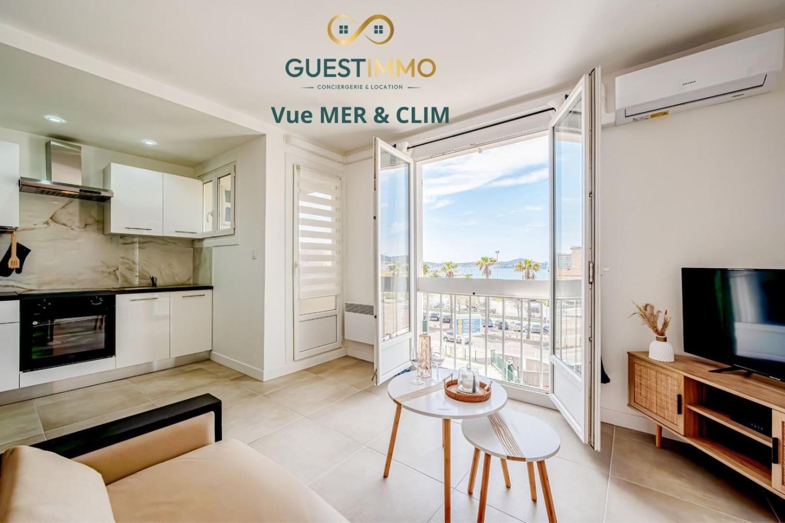 Air-Conditioned Apartment - Sea View Port Toulon Eksteriør bilde