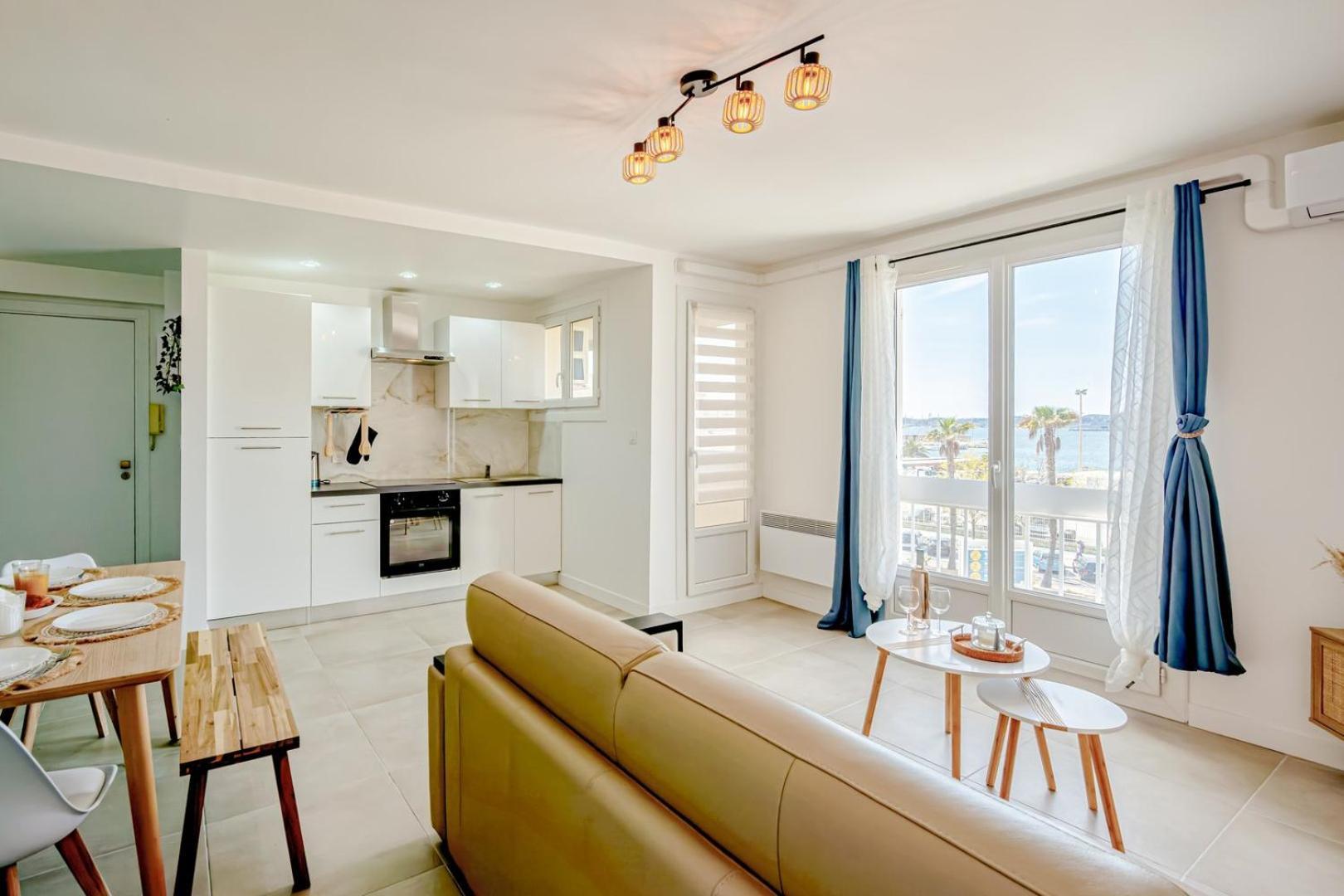 Air-Conditioned Apartment - Sea View Port Toulon Eksteriør bilde